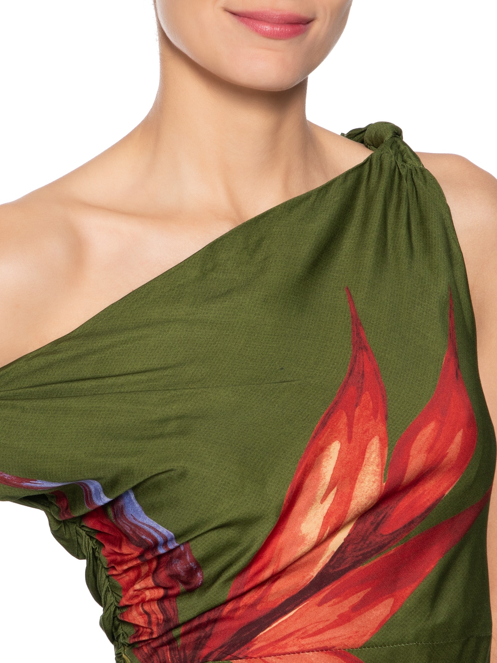 Vestido Longo Maxi Estrelica Verde Farm