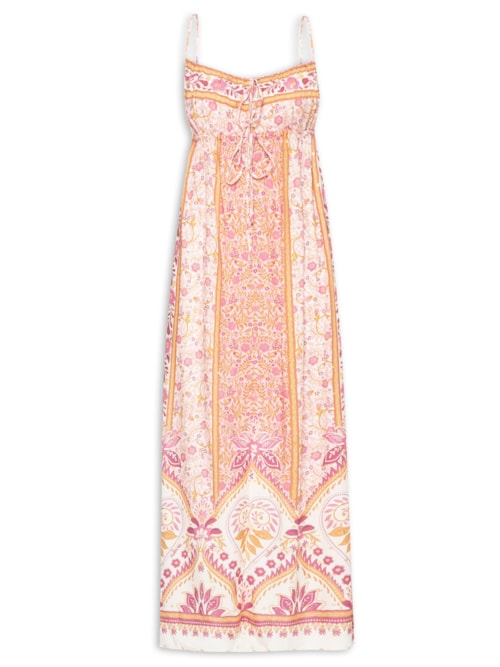 Vestido Longo No Meu Jardim – Rosa