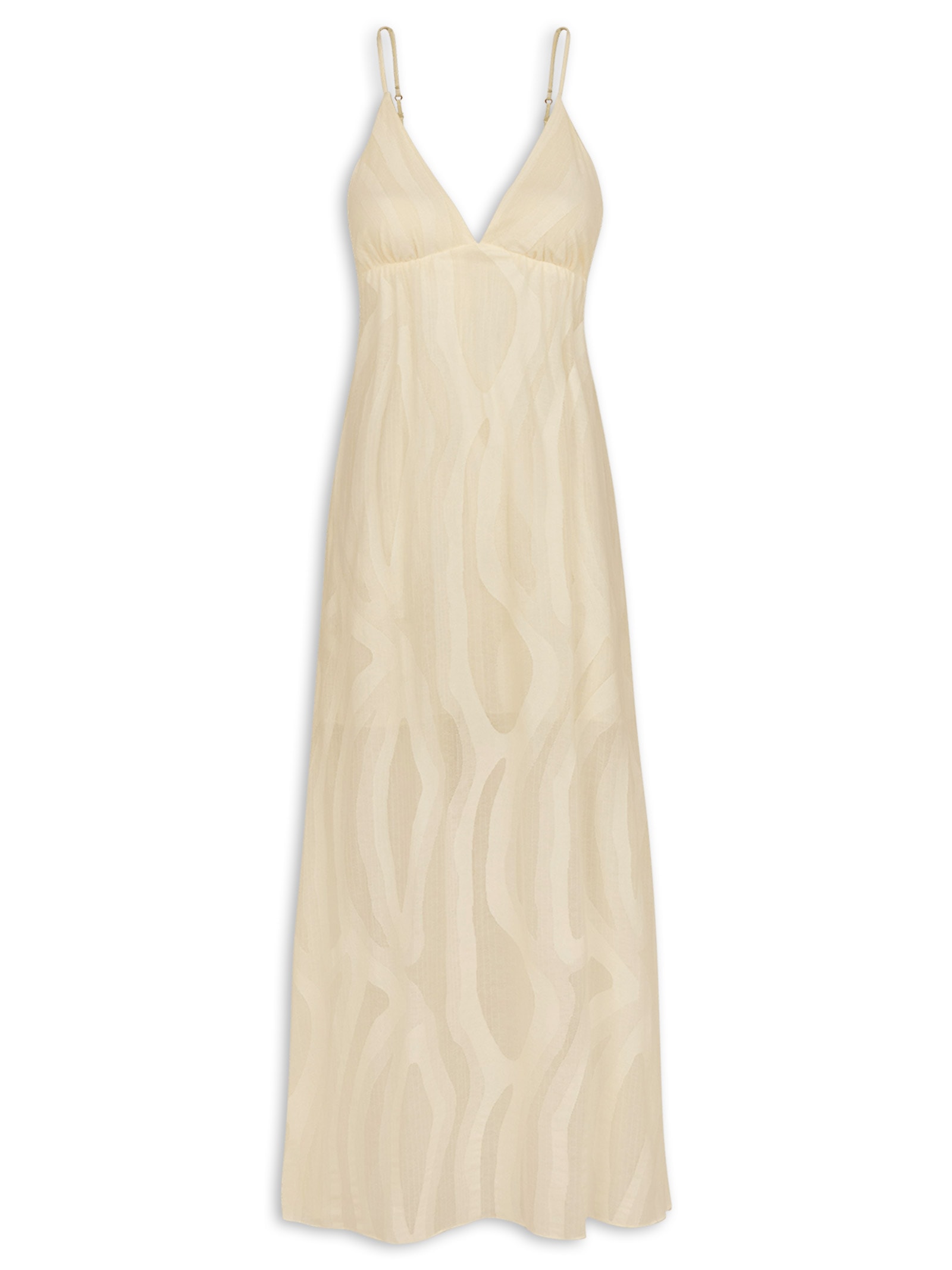 Vestido Longo Nya Branco Vix