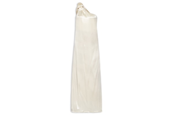 Vestido Longo Ombro Único - Branco