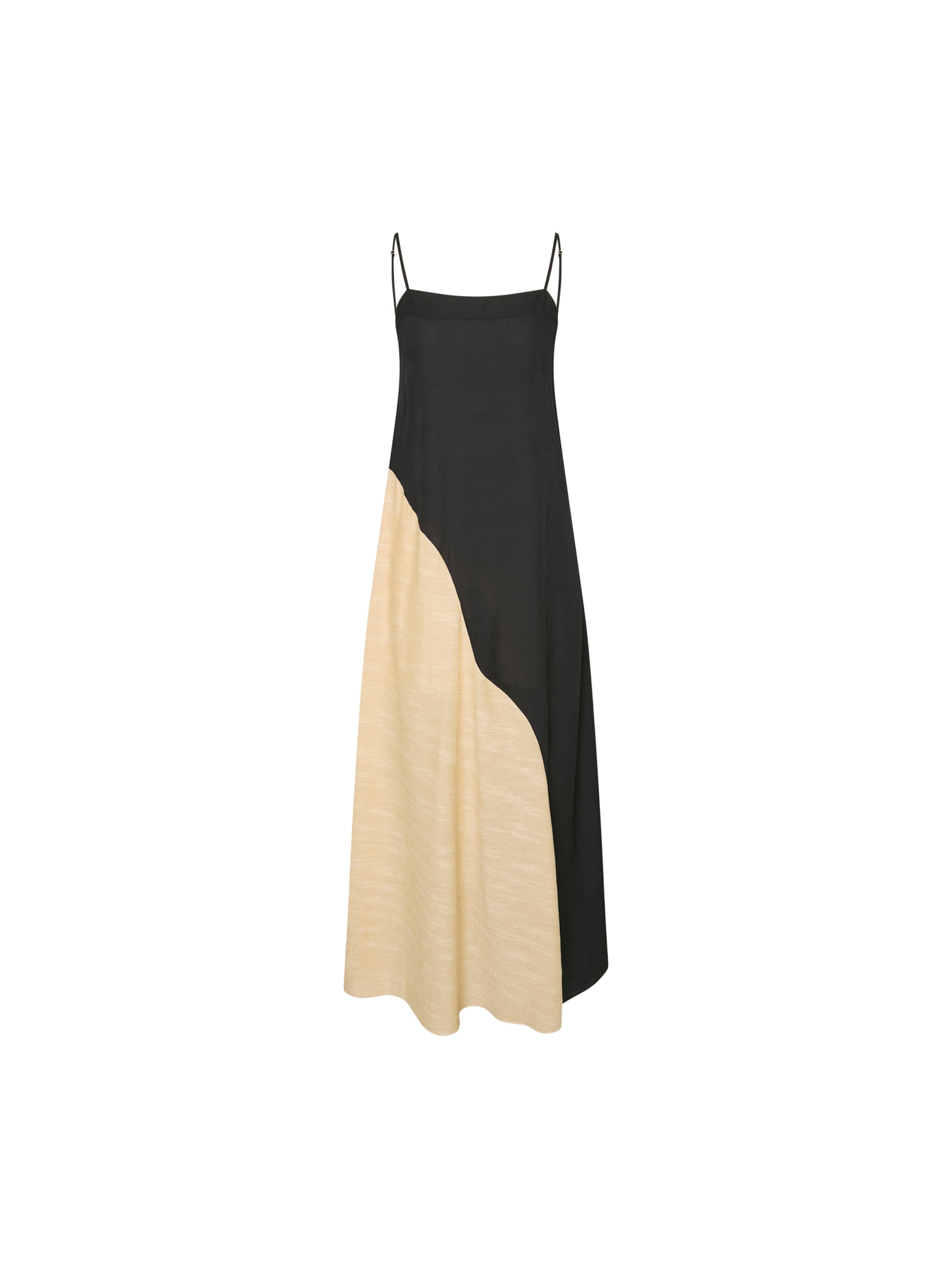 vestido longo organic preto Suntime