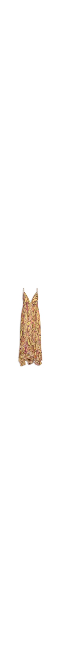 Vestido Longo Paisley Anna Rosa - Verde