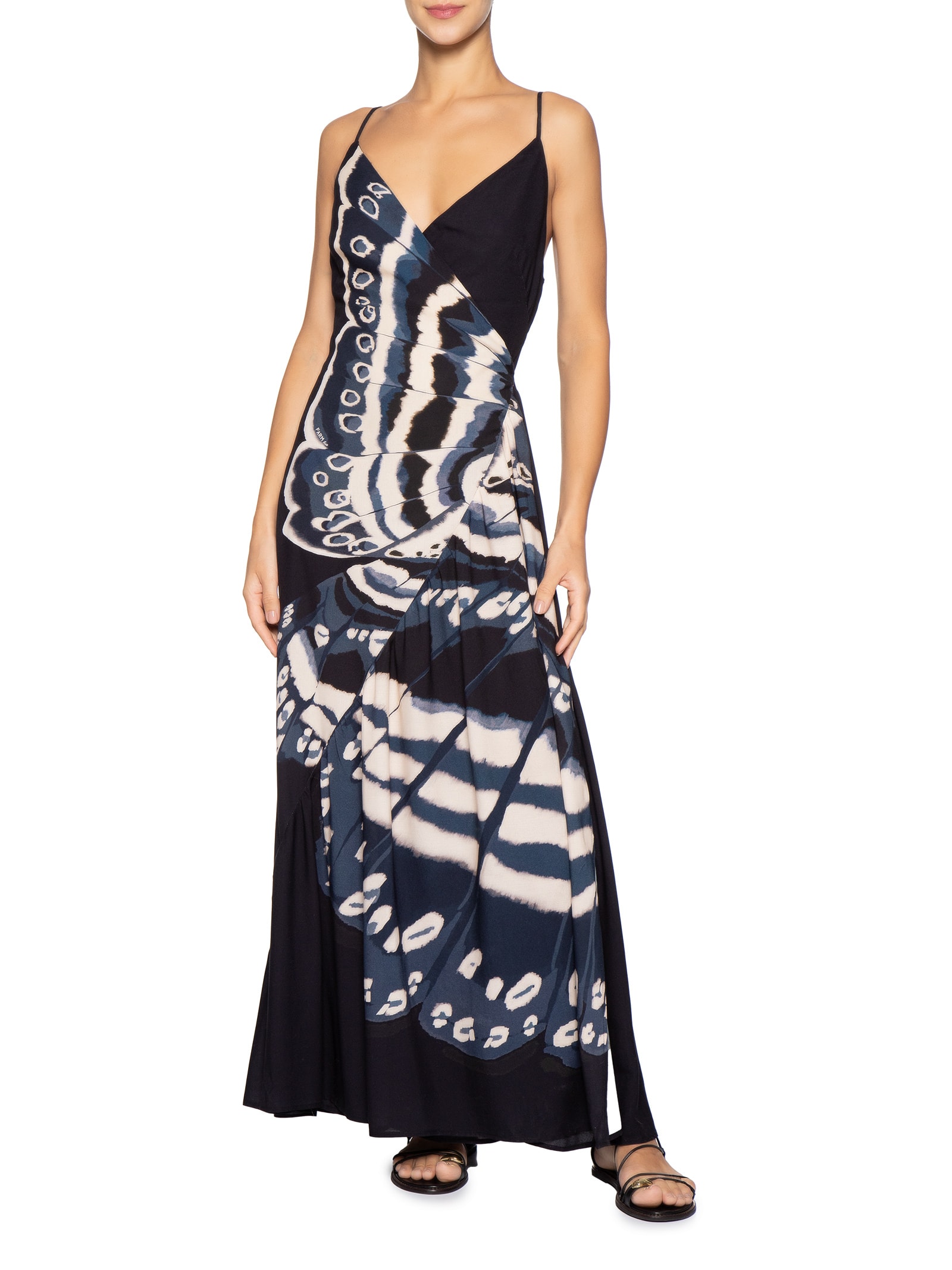 Vestido Longo Panapana Preto Farm