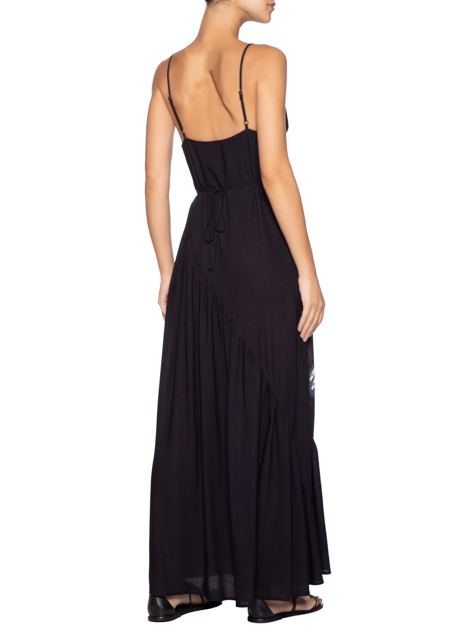 Vestido Longo Panapana Preto Farm