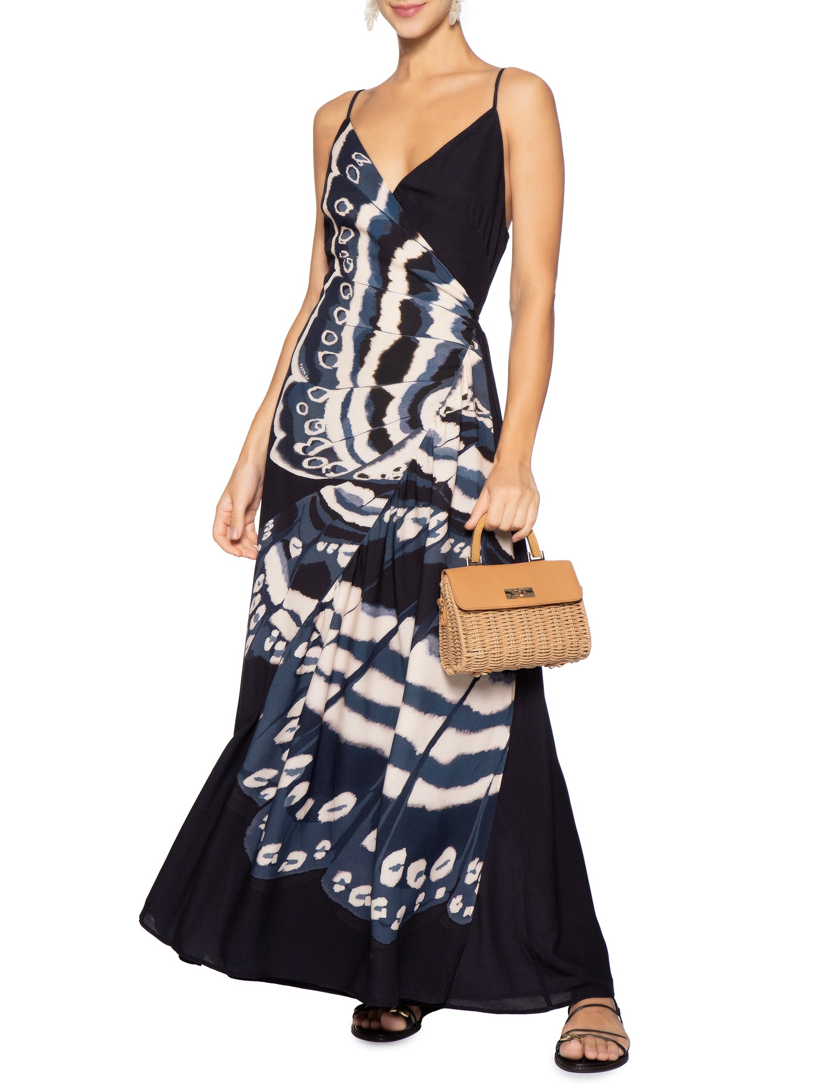 Vestido Longo Panapana – Preto Farm