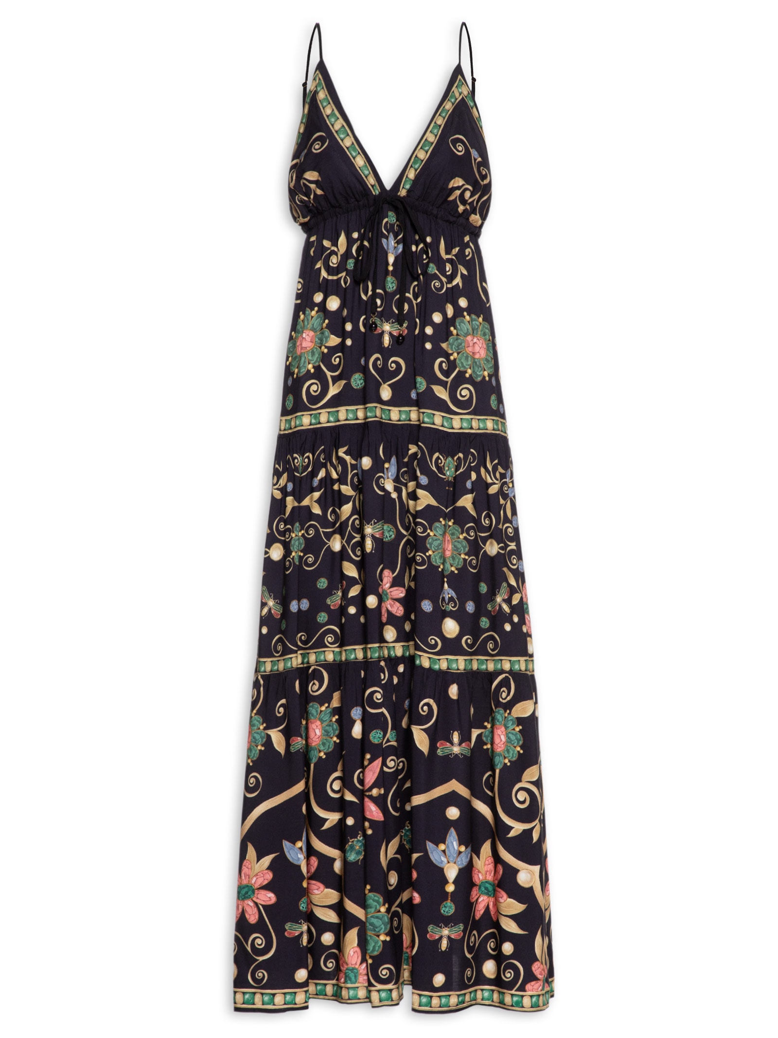 Vestido Longo Petra – Preto Farm