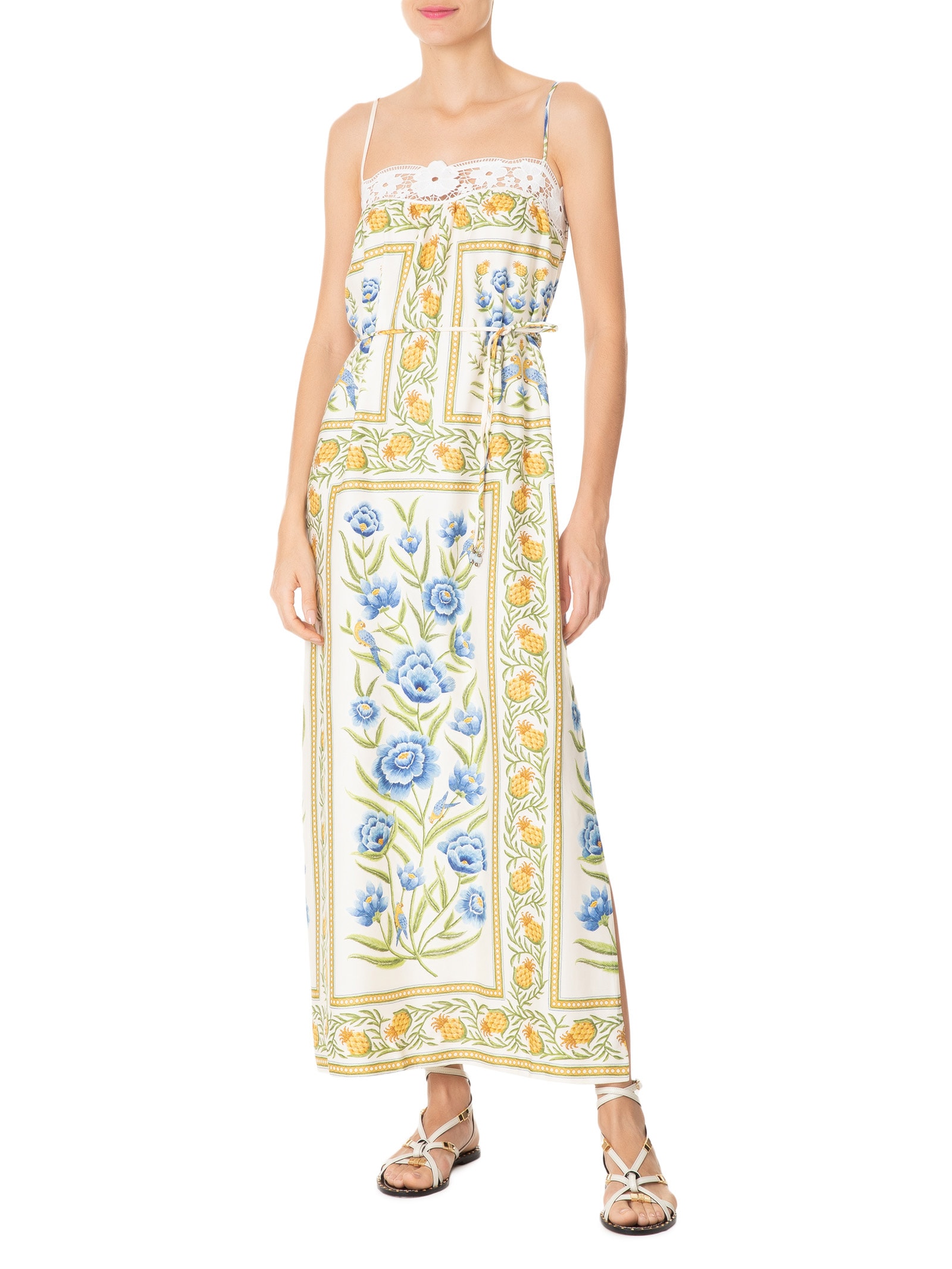 Vestido Longo Puglia Azul  Farm