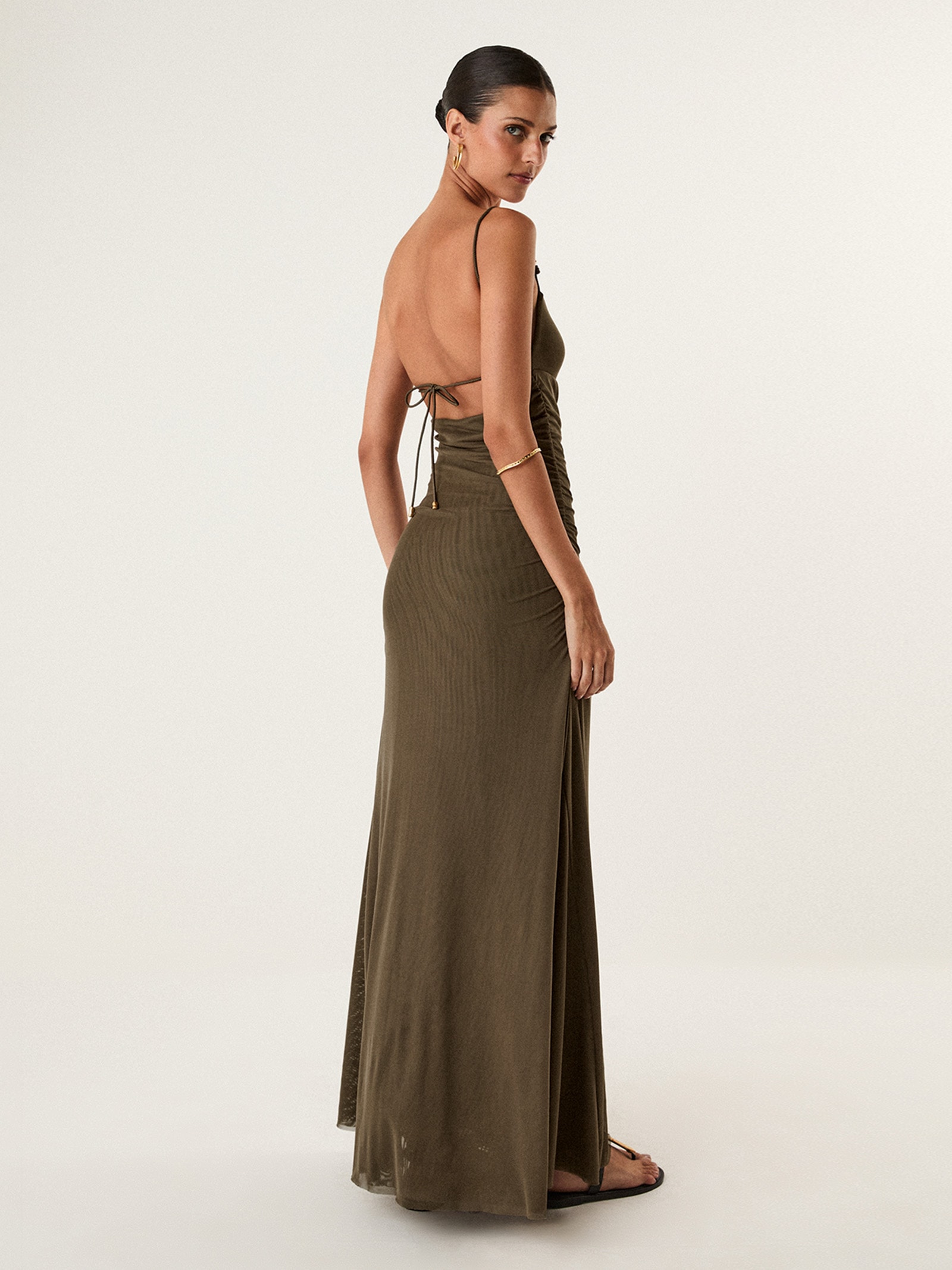 Vestido Longo Rumi Det Verde Vix