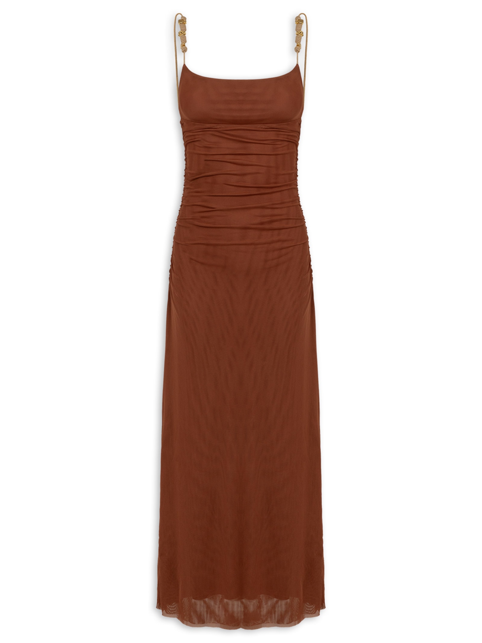 Vestido Longo Rumi Det – Laranja Vix