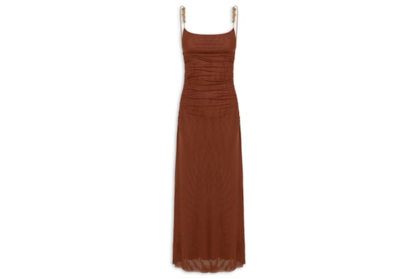 Vestido Longo Rumi Det – Laranja