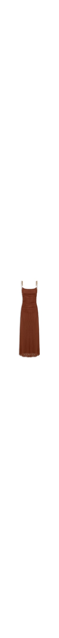 Vestido Longo Rumi Det – Laranja