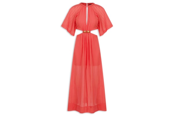 Vestido Longo Sallisa Det - Vermelho