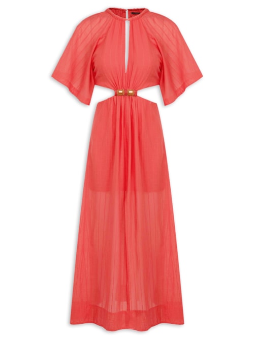 Vestido Longo Sallisa Det – Vermelho