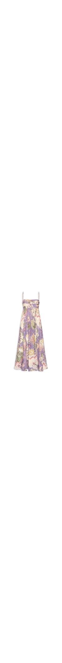 Vestido Longo Selva Mística - Roxo
