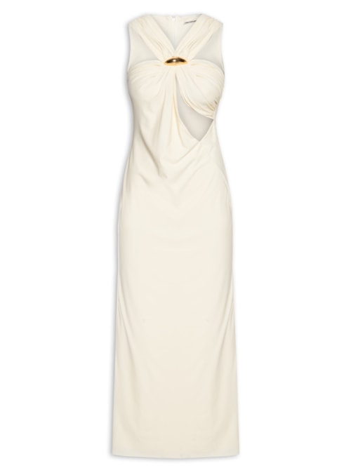 Vestido Longo Sem Mangas – Branco