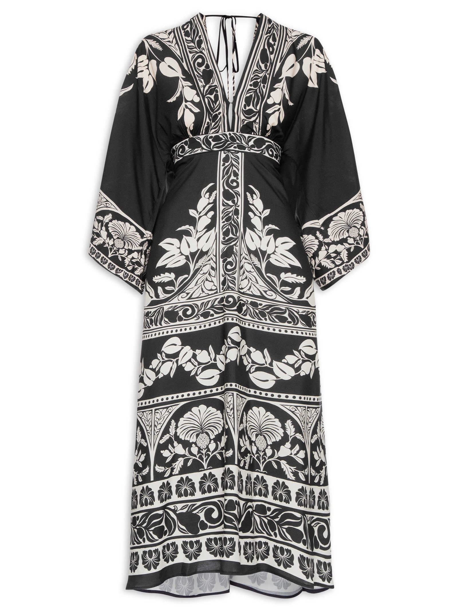 Vestido Longo Sintra Preto Farm