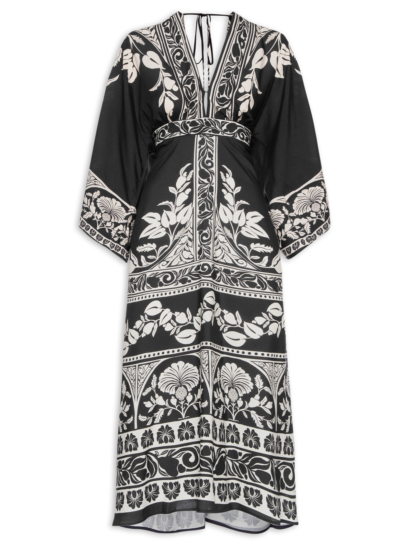 Vestido Longo Sintra Preto Farm