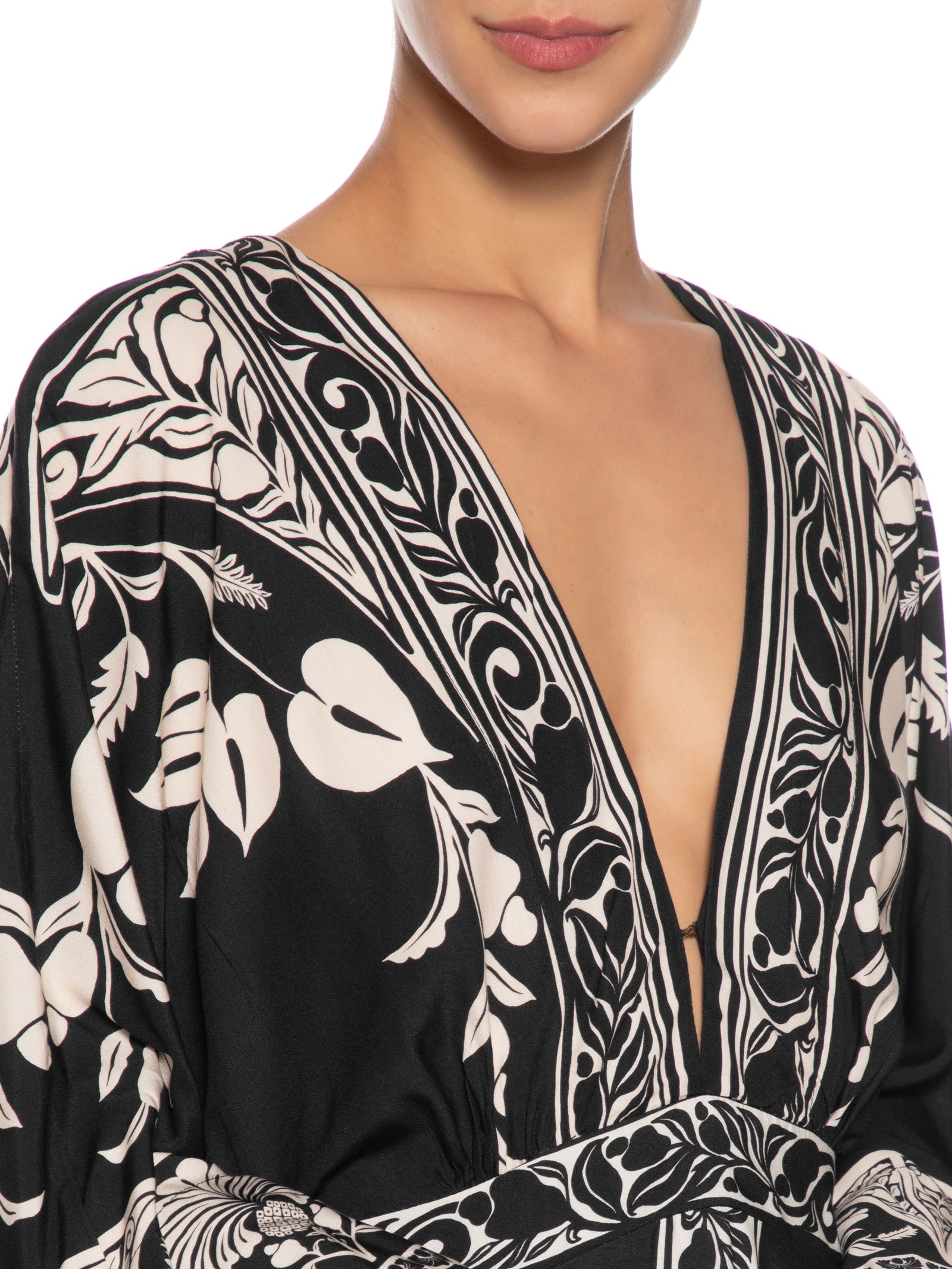 Vestido Longo Sintra Preto Farm