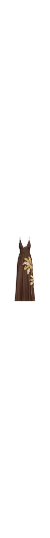 Vestido Longo Sol de Coqueiro – Marrom