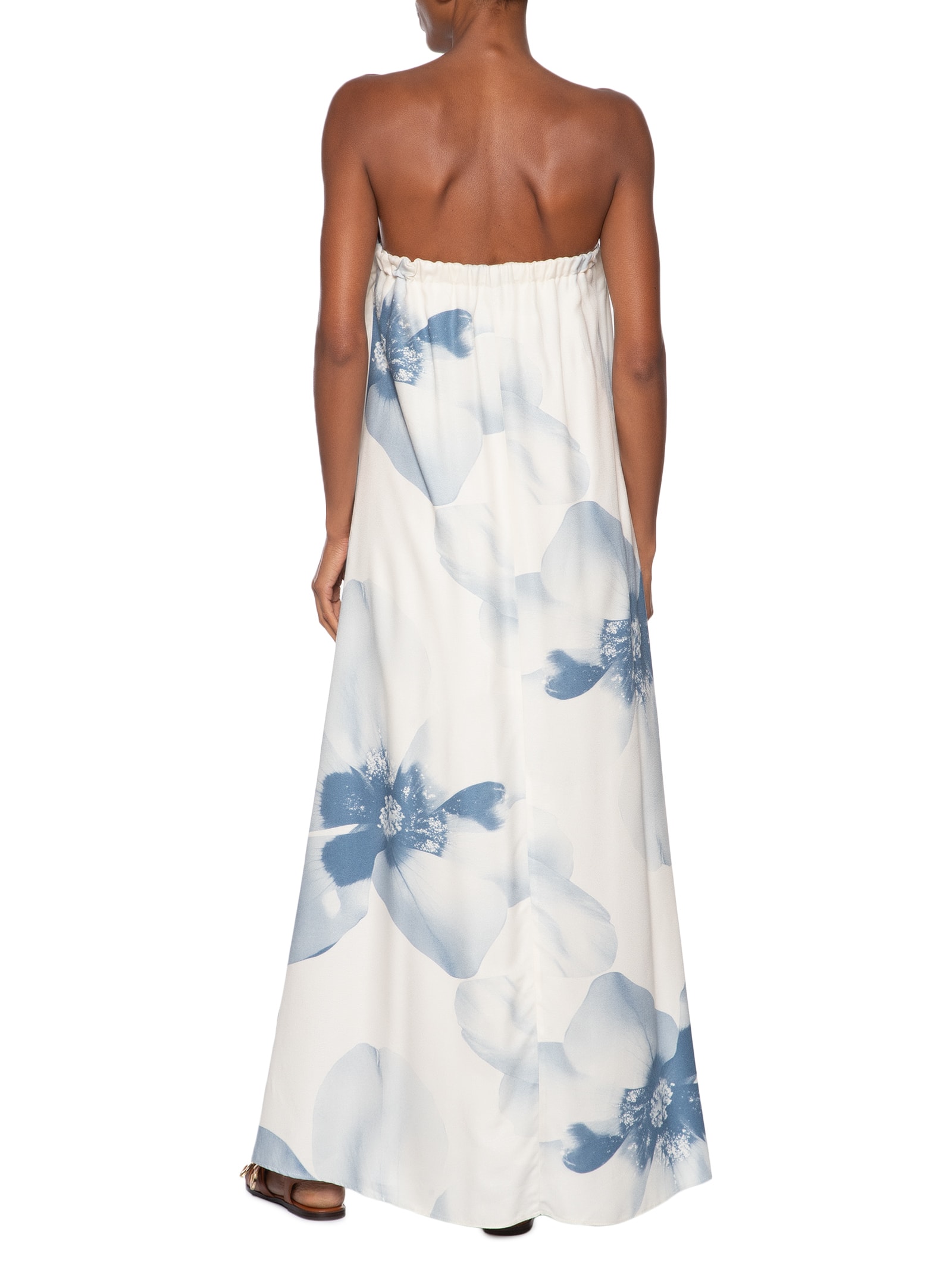 Vestido Longo Tomara Que Caia Branco Cacay