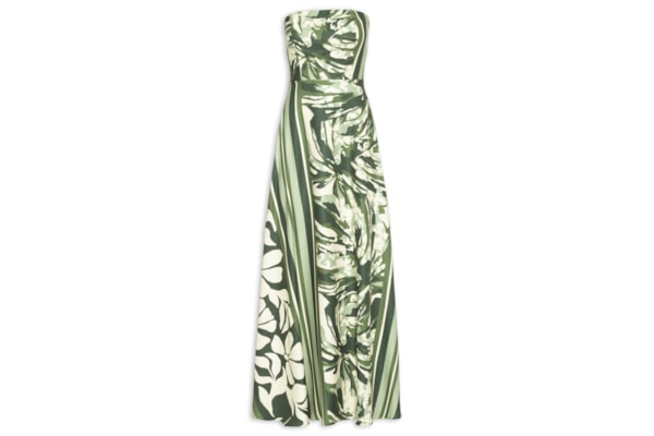 Vestido Longo Tomara Que Caia Godê - Verde