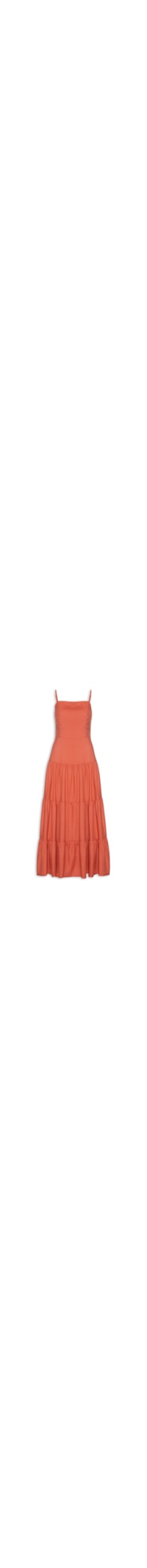 Vestido Longo Três Marias - Laranja