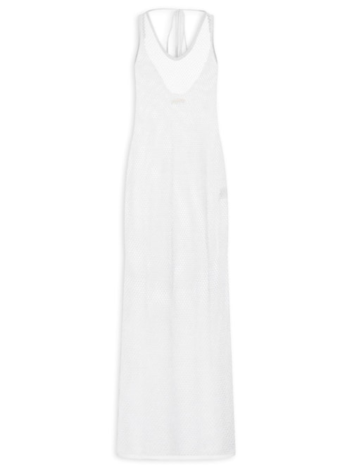 Vestido Longo Tricot New Year – Branco
