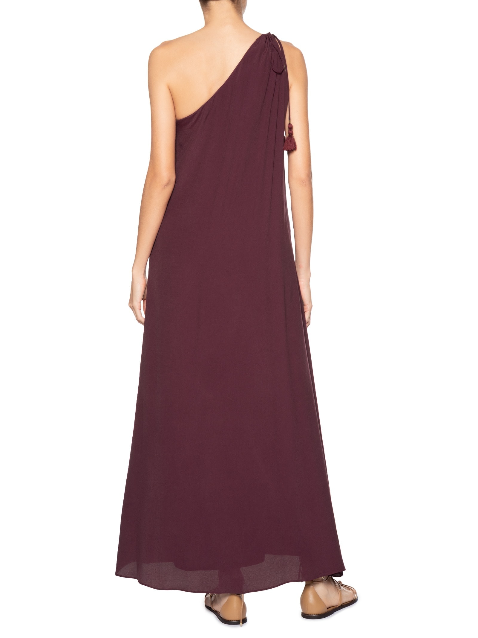 Vestido Longo Um Ombro Só Vermelho Dress To