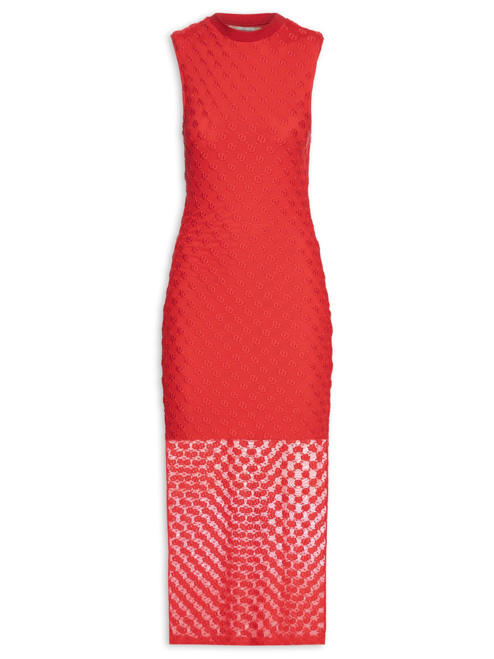 Vestido Longo Vermelho Colcci