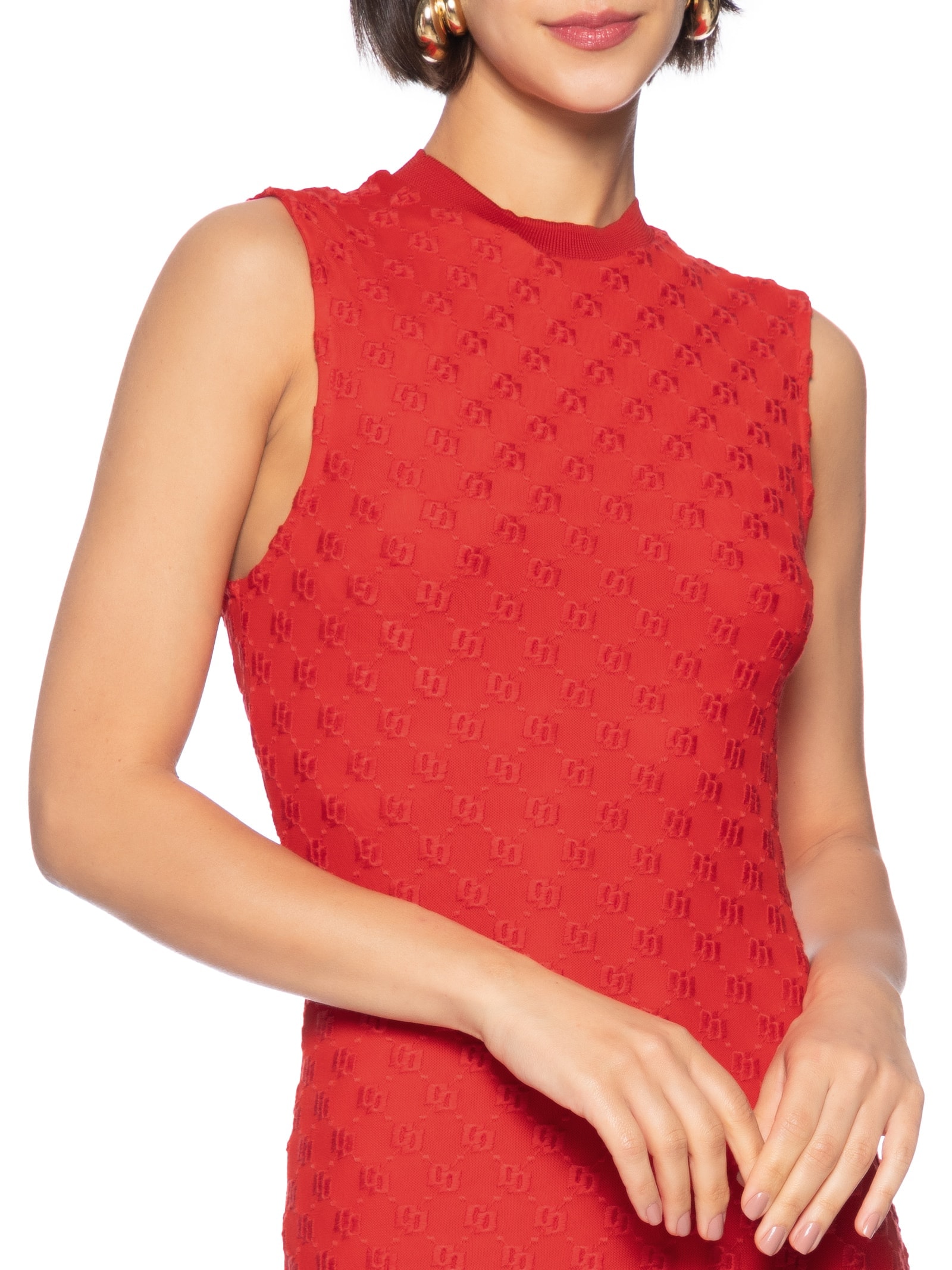 Vestido Longo Vermelho Colcci