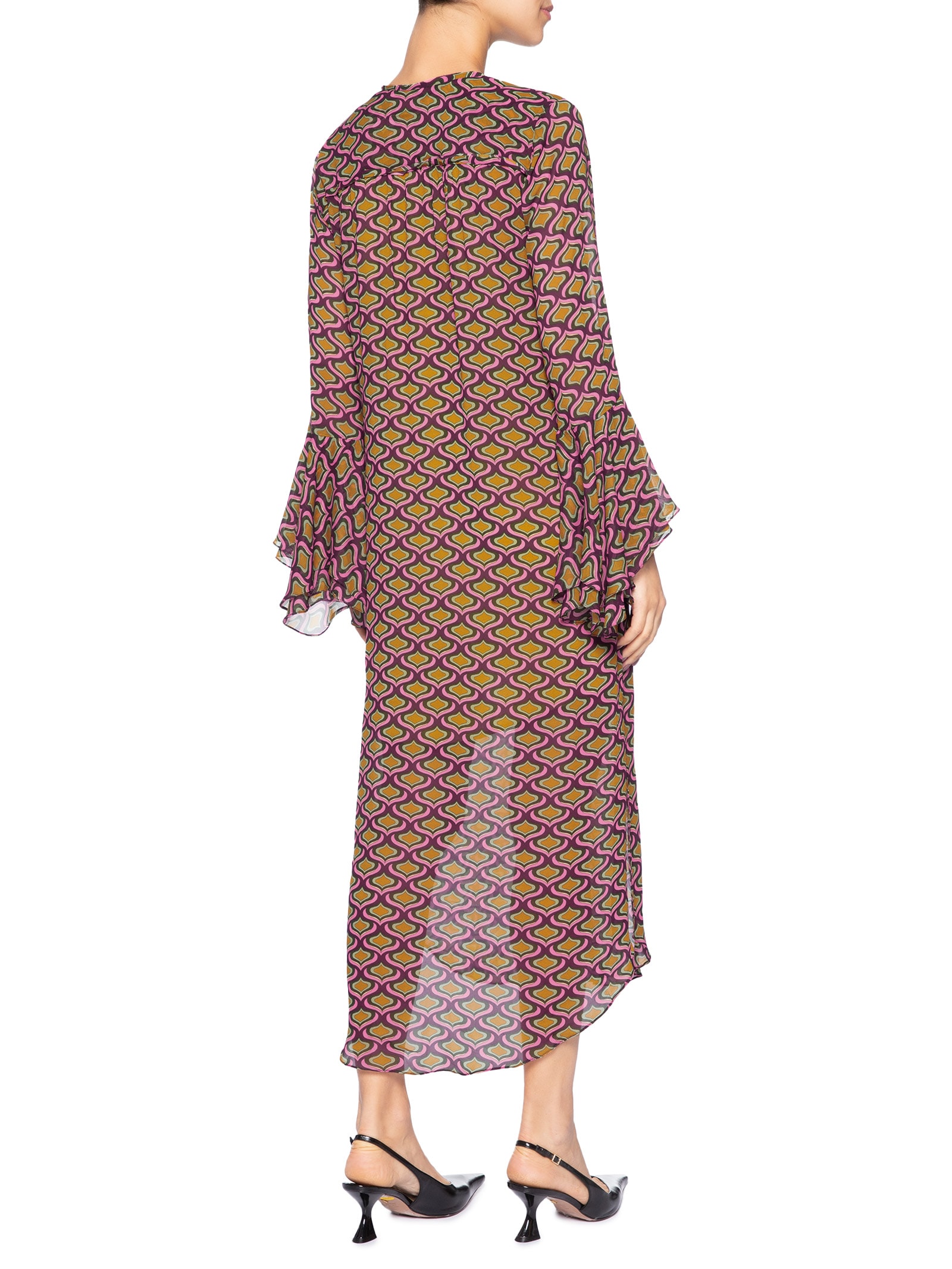 Vestido Longuete Nicks Amarelo Animale