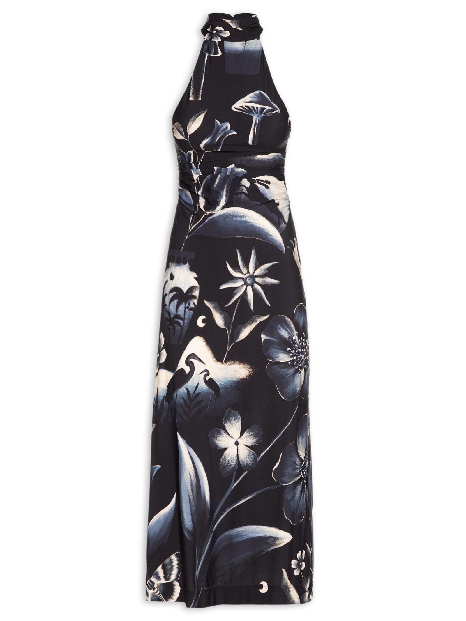 Vestido Luz Do Luar Preto Farm