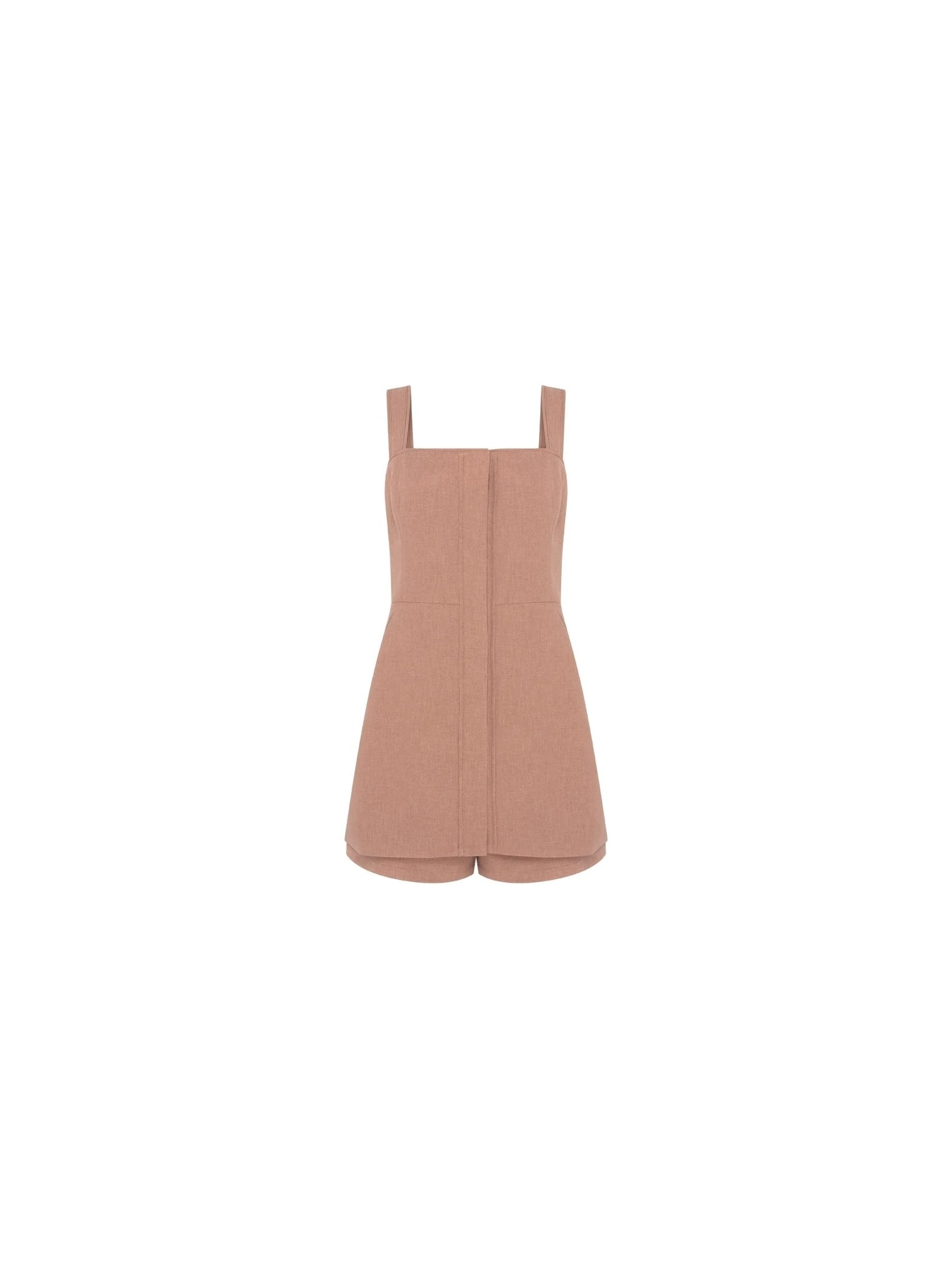 Vestido Macaquinho Mareh Dione Camelo Shop Ginger