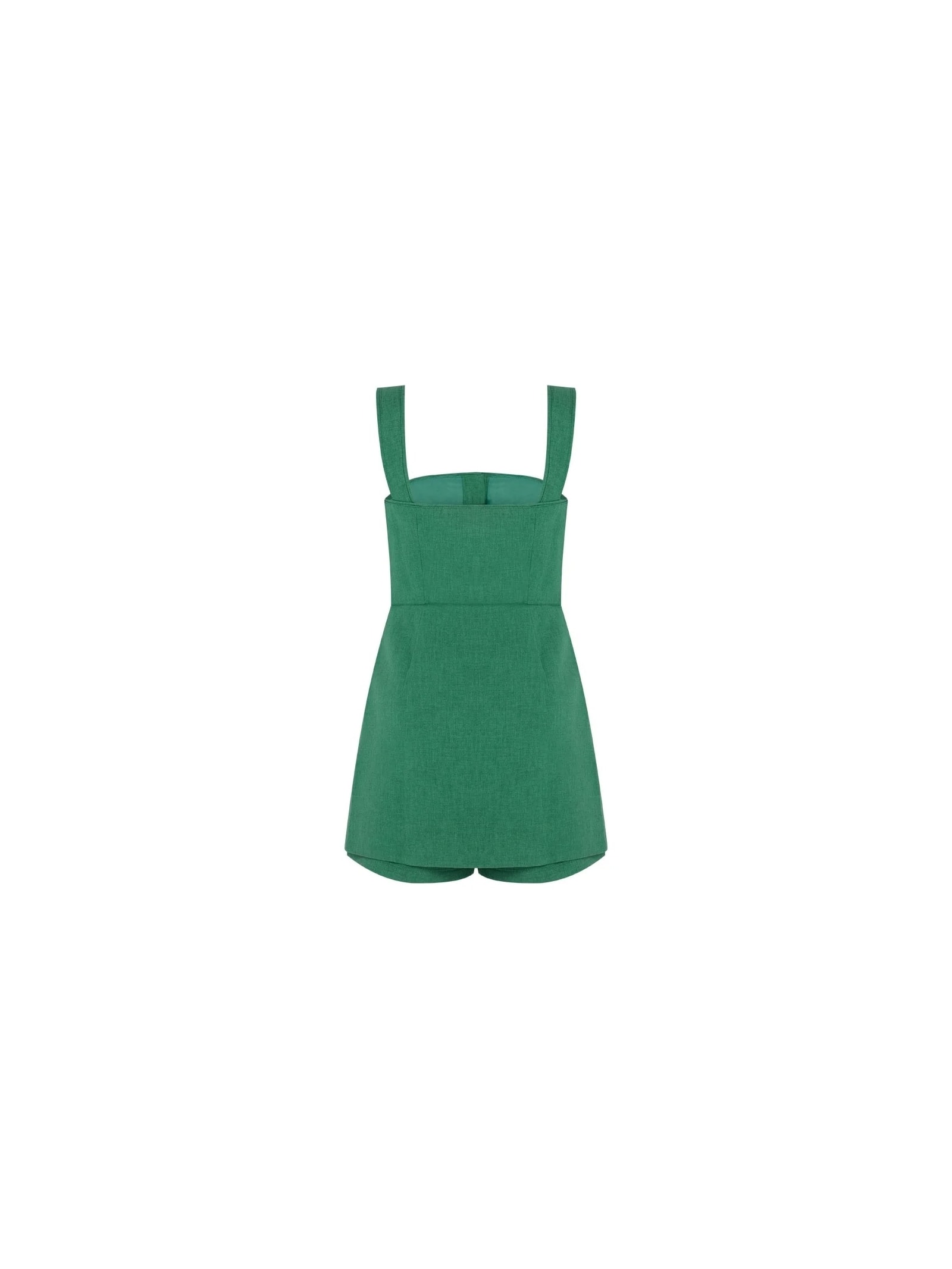 Vestido Macaquinho Mareh Dione Verde Shop Ginger