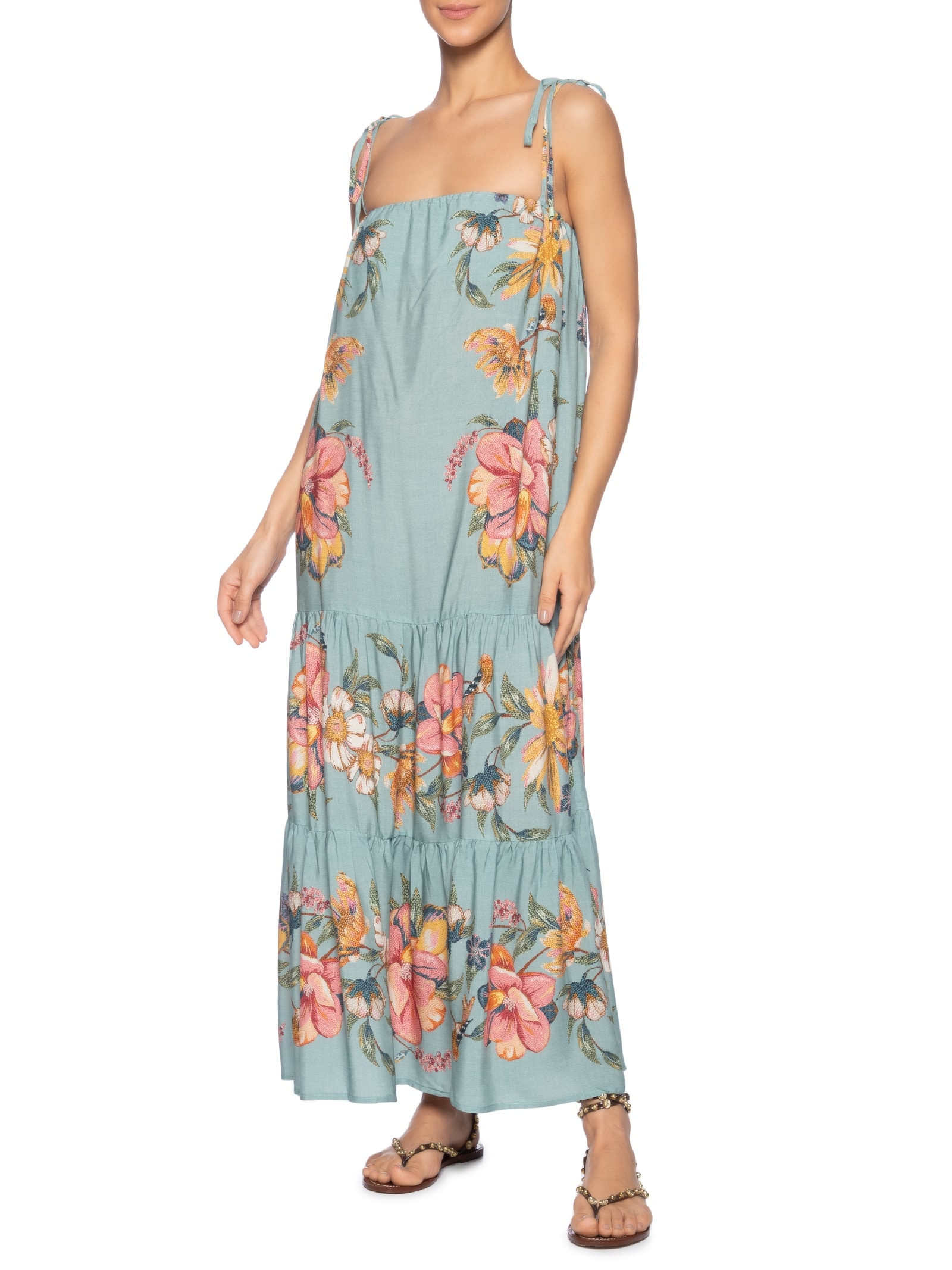 Vestido Maira Azul Farm
