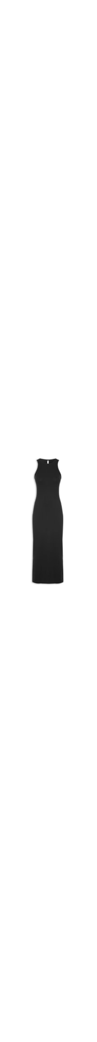 Vestido Malha Canelado Brookly - Preto