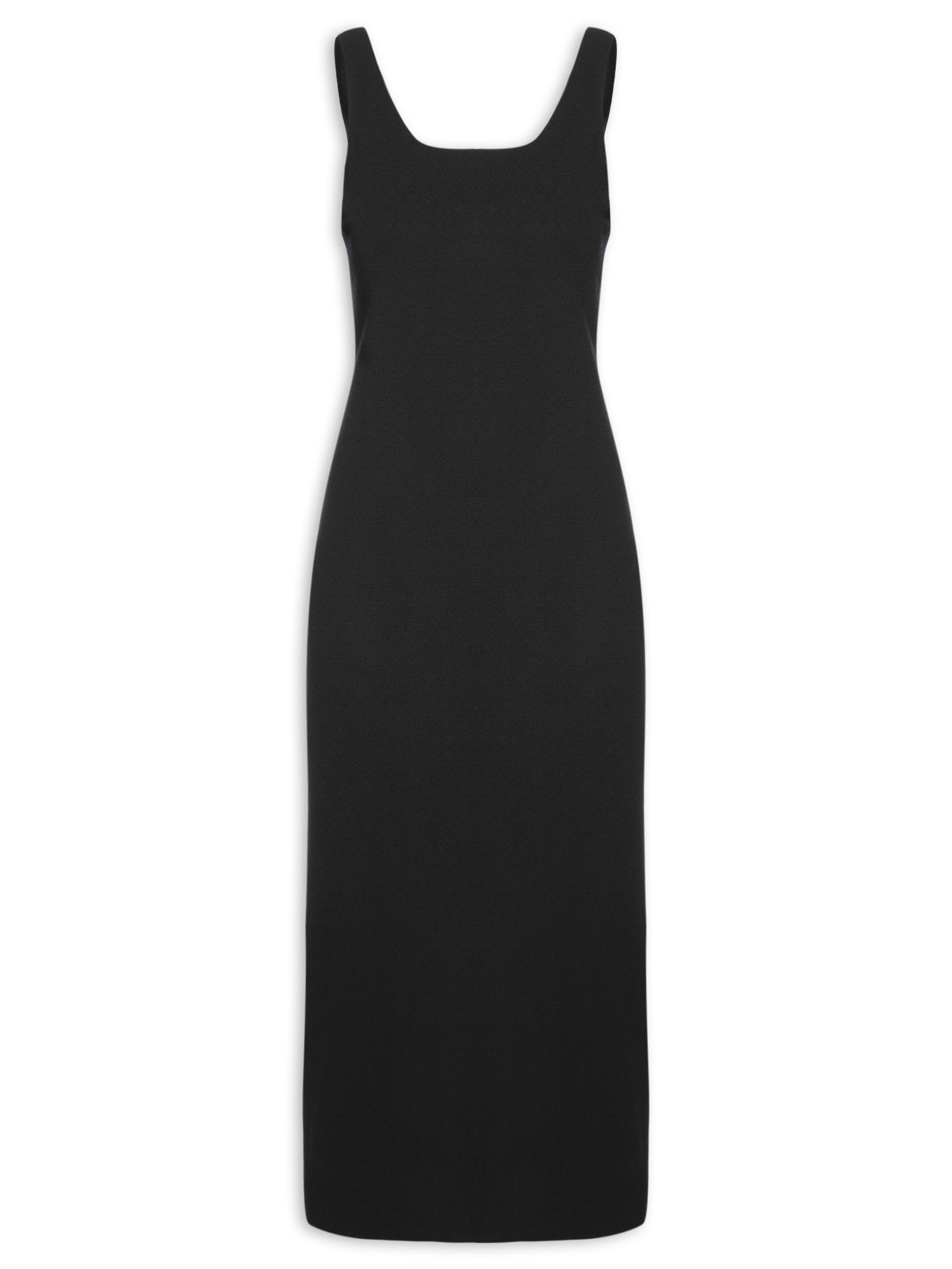 Vestido Malha Cut Preto Animale