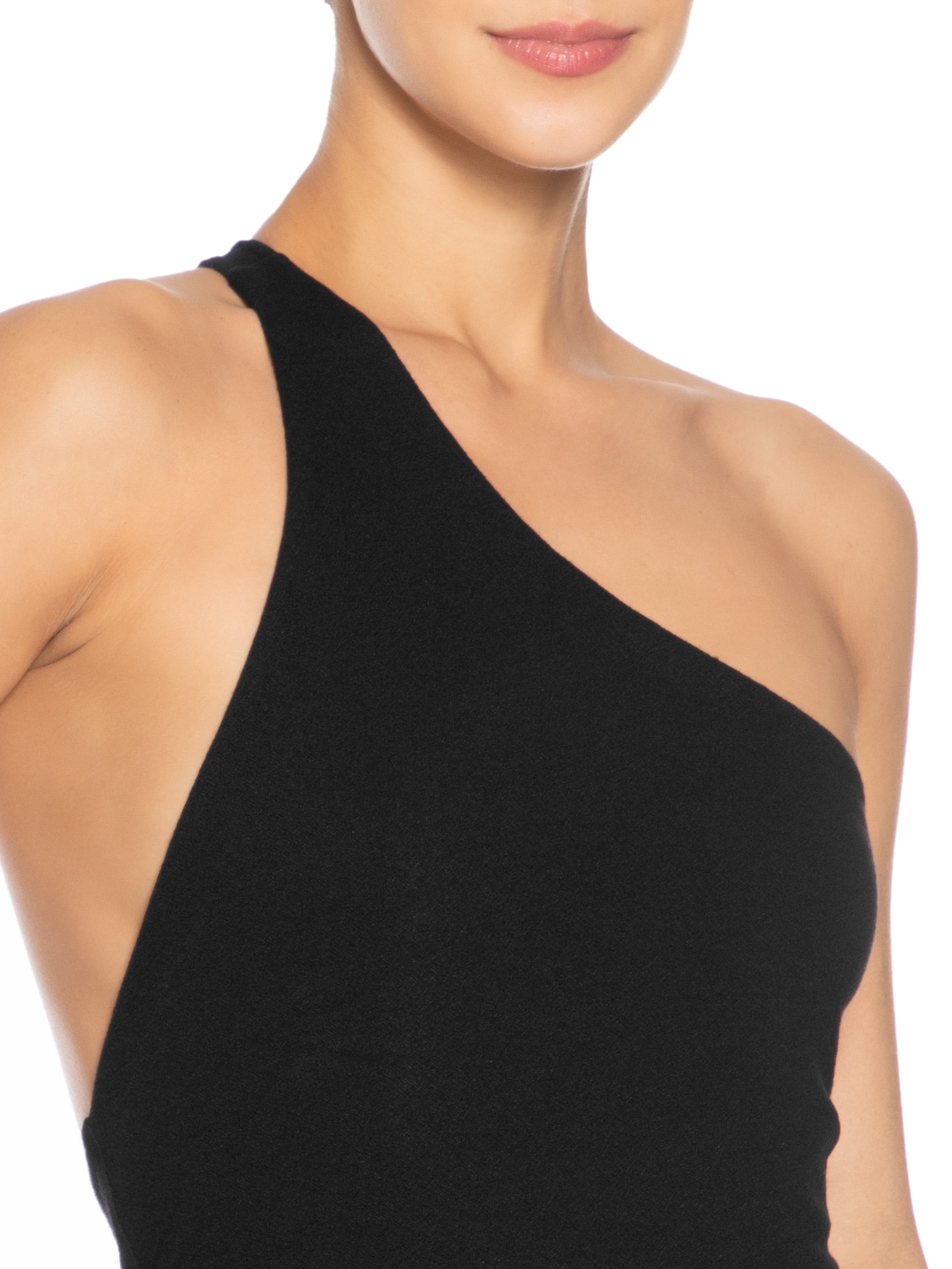 Vestido Malha Decote Preto Animale