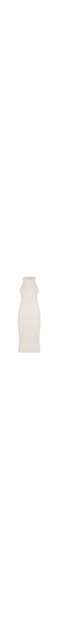 Vestido Malha Halter - Cinza