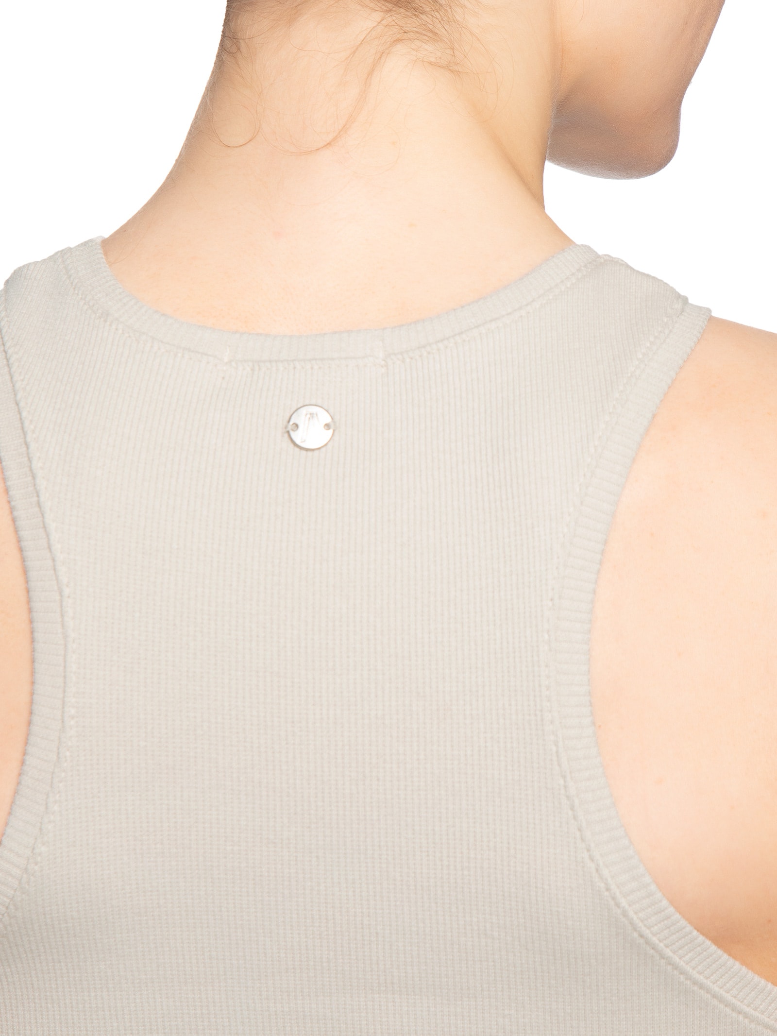 Vestido Malha Halter Cinza Animale Jeans