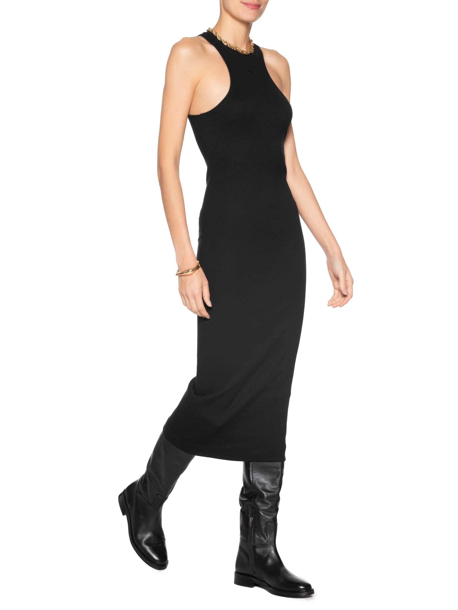Vestido Malha Halter Preto Animale Jeans