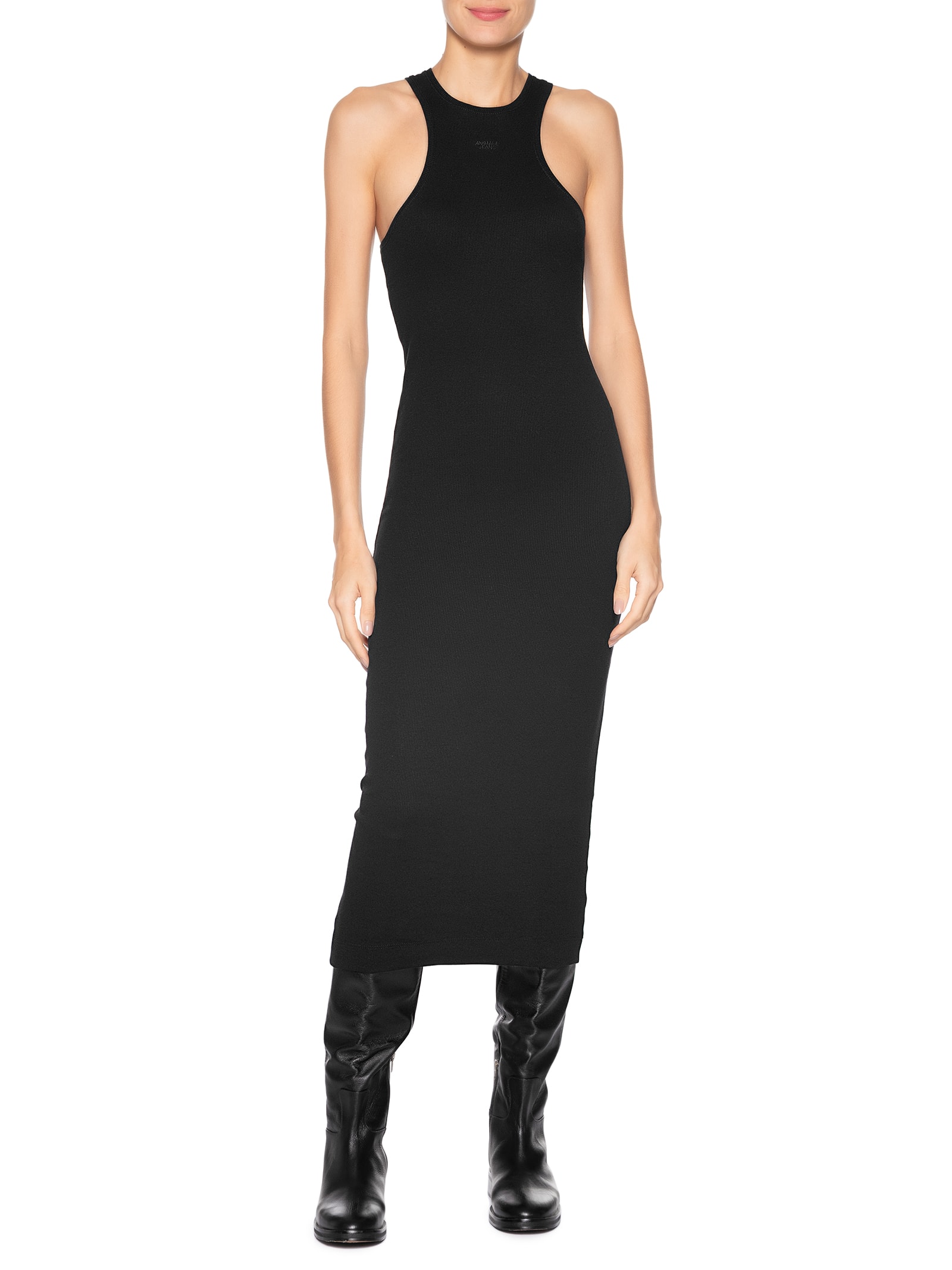 Vestido Malha Halter Preto Animale Jeans