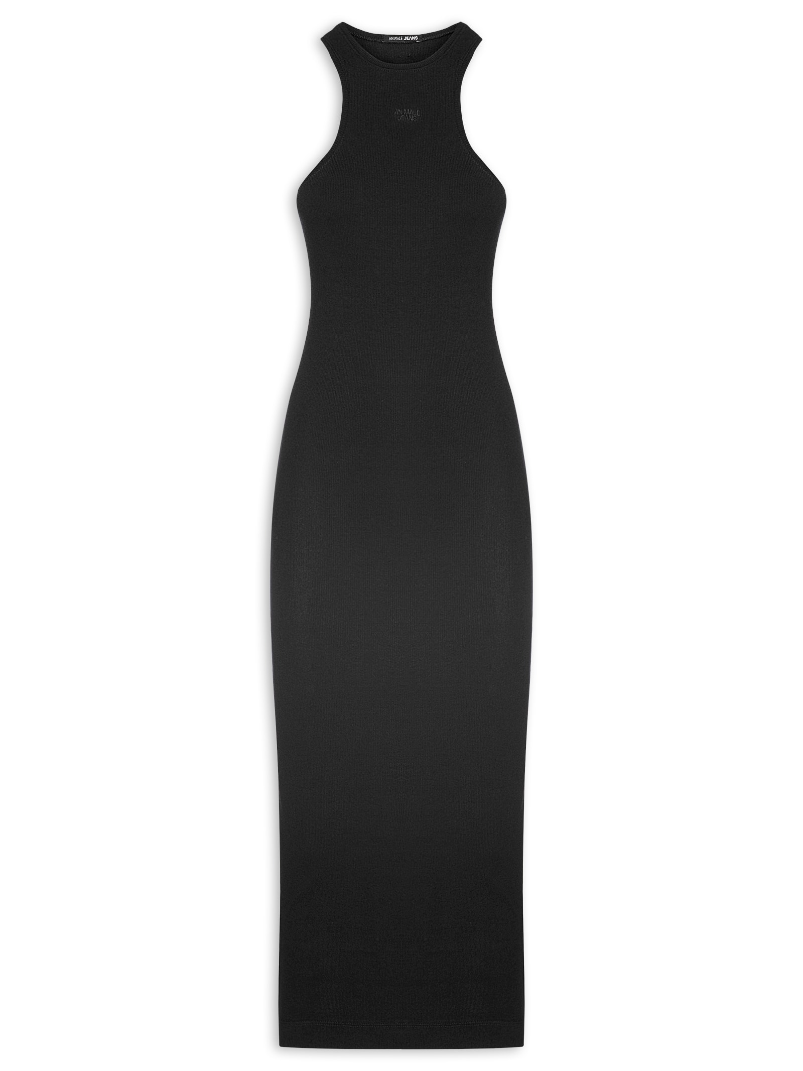 Vestido Malha Halter Preto Animale Jeans