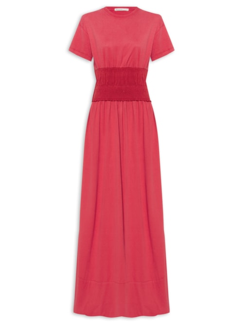 Vestido Malha Lastex – Vermelho
