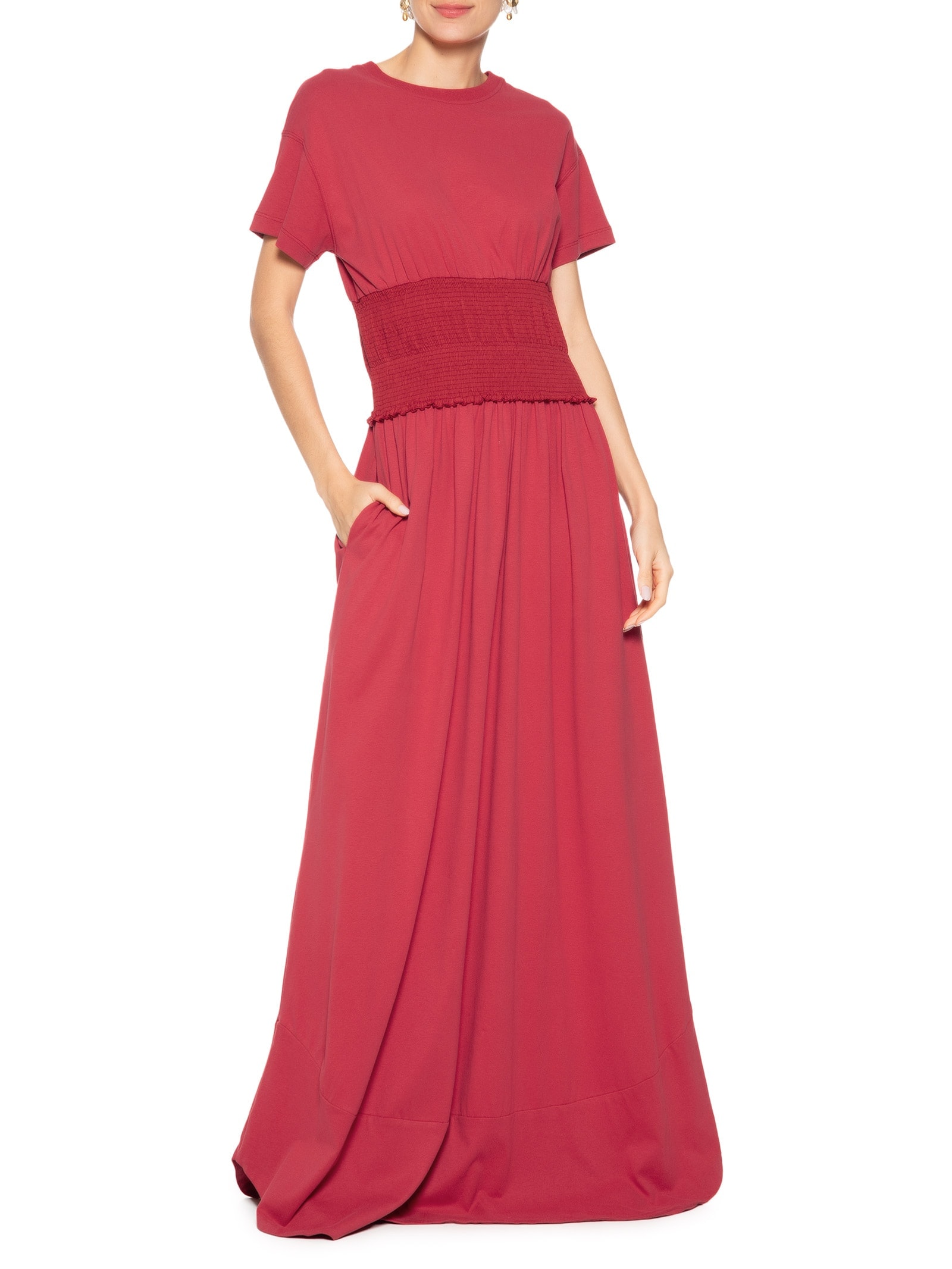 Vestido Malha Lastex Vermelho Dress To
