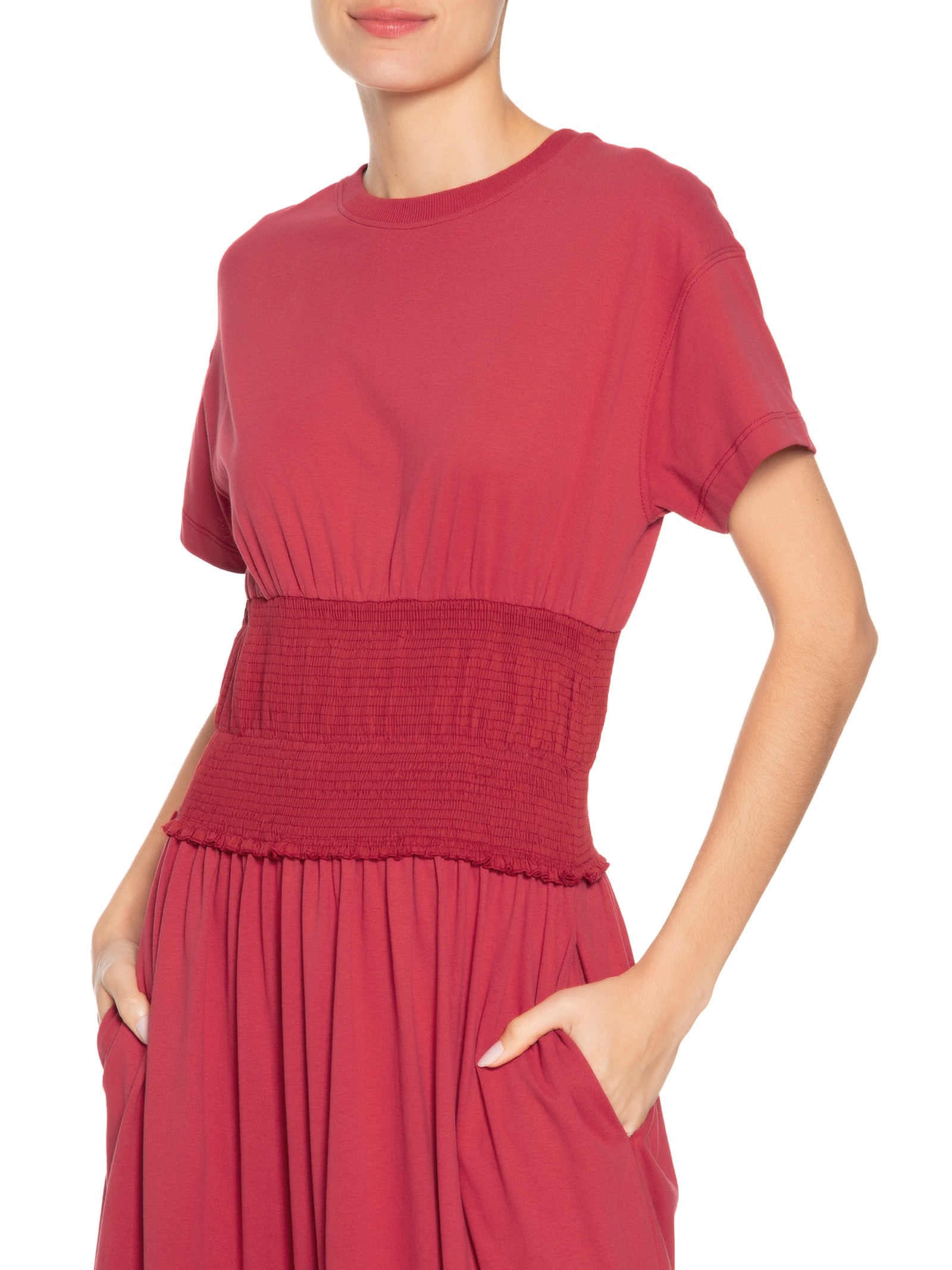 Vestido Malha Lastex Vermelho Dress To