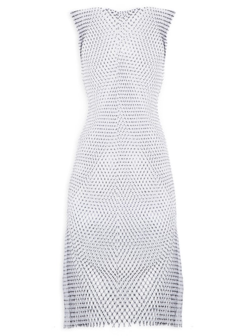 Vestido Malha Metálica Carnaval – Preto