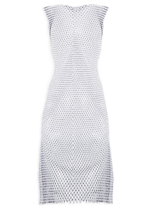 Vestido Malha Metálica Carnaval - Preto