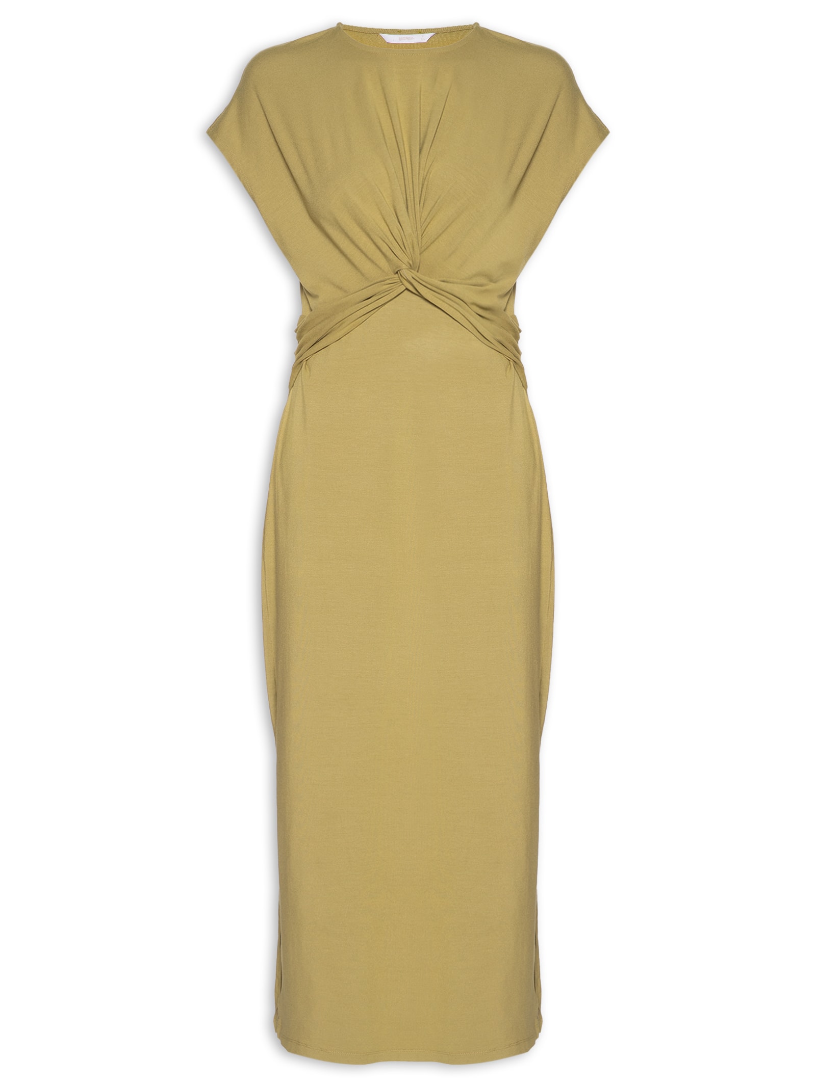 Vestido Malha Modal Bege Lez A Lez