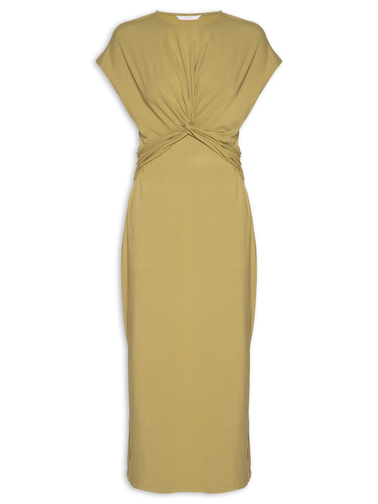 Vestido Malha Modal Bege Lez A Lez